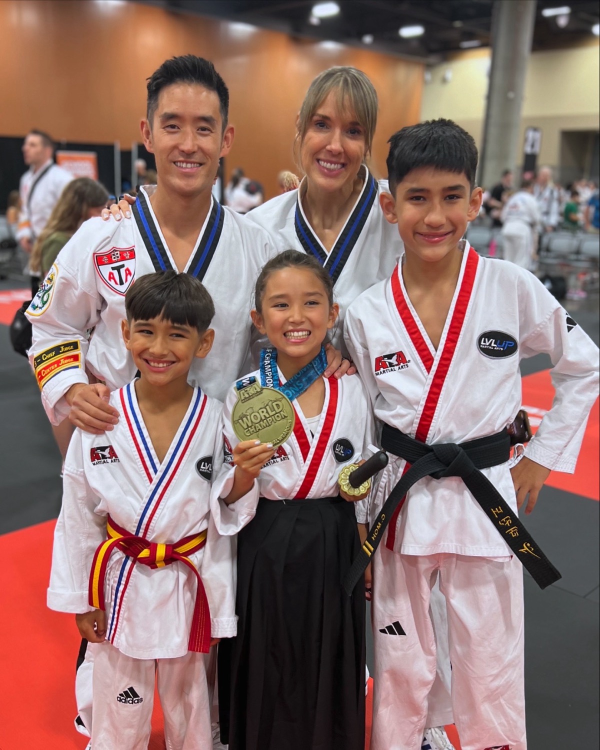 The Moh Family at LVLUP Martial Arts